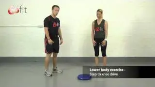 Foot, Ankle & Knee Exercises using the 66fit  Wobble Cushion - Part 3