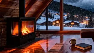 Steady Fireplace Glow 🔥 | Fire Sounds for Calm Focus & Evening Unwind (1 Hour)