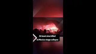 At least nine killed in Mexico stage collapse