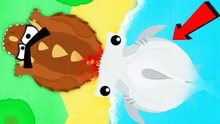 ВЫЖИВАНИЕ ЗА НОВУЮ АКУЛУ? ЭВОЛЮЦИЯ ЖИВОТНЫХ | Mope.io