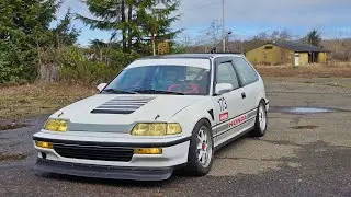 High Speed Back Road Driving | B20 VTEC Honda Civic EF Hatch
