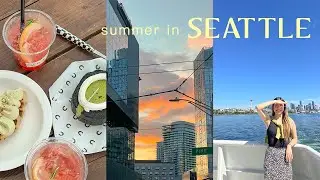 summer in seattle vlog | solo dates, paddle boarding, 9 pm sunsets ☀️