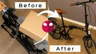 Assembling My Foldable Bike: DIY Unboxing with Relaxing ASMR | Easy Steps for Bike Enthusiasts!