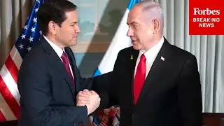 WATCH: Israeli PM Benjamin Netanyahu Meets With Secretary Of State Marco Rubio In Washington, D.C.
