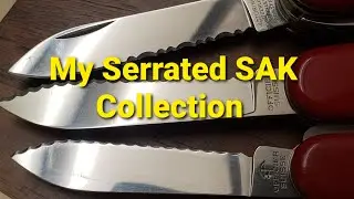 My Serrated SAK collection