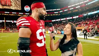 Curtis Robinson Talks First NFL Start, Recaps 'MNF' Win vs. Carolina Panthers | 49ers