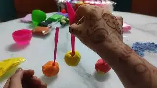 Satisfying with play dho |ASMR| |Super relaxing video 📷#satisfying #asmr#trending#viral#shorts#short
