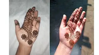 Floral arebic mehndi design| aesthetic mehndi design😚🌿#mehndi #video #viral 🔥