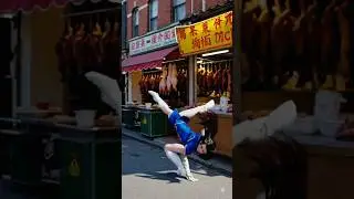 Only TRUE SF2 Fans Will Understand! Chun-Li Cosplay Spinning Bird Kick! #chunli #chunlicosplay