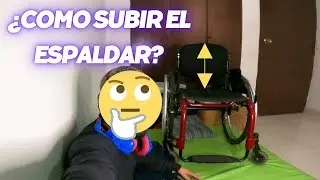ESPALDAR rígido para SILLA DE RUEDAS, ¿Cómo elevarlo? | ajustes PARTE 3