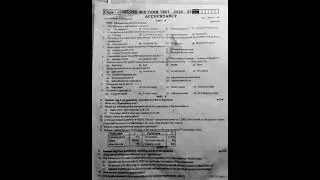 11th std Accountancy second mid term test 2022- 2023