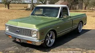 1972 Chevy C10 Cheyenne Super 350 V8 Automatic Power Steering AC