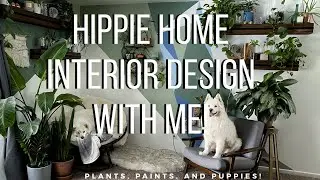 Modern Hippie Home Redesign! | Urban Jungle Aesthetic & Geometric Paint