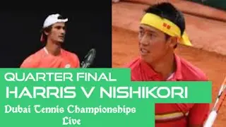 Lloyd Harris v Kei Nishikori (QF) | Dubai ATP LIVE 2021 | Dubai Tennis Championships