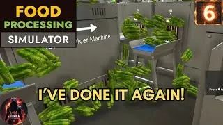 I Broke the Factory Again… Cucumbers Everywhere! | Food Processing Simulator.
