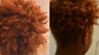 4B 4C SHORT HAIR HIGH PUFF