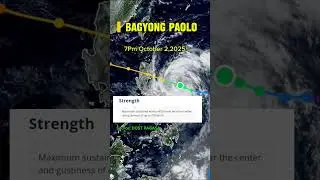 LATEST REPORT: Bagyong Paolo 2025 Evening Update