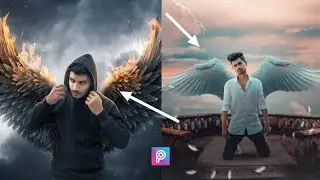 Picsart New Wings Photo Editing Tutorial / Realistic Wings New Photo Editing & Picsart Photo Editing