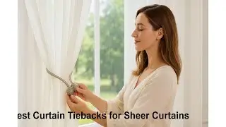 🏡 Best Curtain Tiebacks for Sheer Curtains | NICEEC Natural Cotton Rope Curtain Tiebacks 🏡