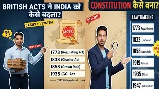 History of Indian Constitution in Hindi | Regulating Act 1773 to Independence 1947 | British Rule
