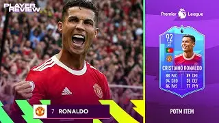 FIFA 22 POTM RONALDO REVIEW | 92 POTM RONALDO PLAYER REVIEW | FIFA 22 ULTIMATE TEAM