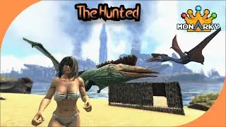 WE BATTLE RUTHLESS DINOS IN ARK'S HARDEST MOD - THE HUNTED PART 1