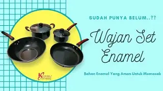 SUDAH PUNYA ALAT MASAK SET BAHAN ENAMEL BELUM?? #enamel #wajan #panciset