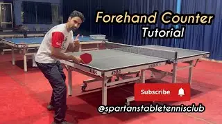 How To Play Forehand Counter| Tutorial Table  Tennis
