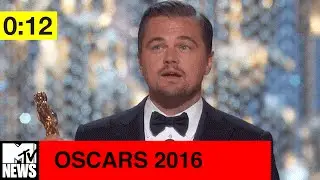 2016 Oscars&rsquo; Highlights in 70 Seconds | MTV News