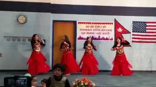 NAFA Nepali New Year 2074 - Thamel Bazar Dance