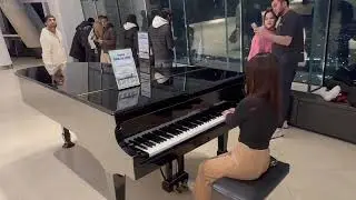 Piano in Seoul sky | 즉흥연주 | 거리 피아노