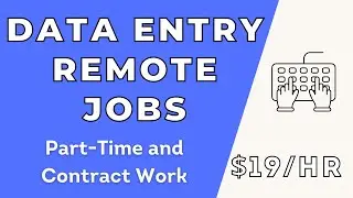 7+ Data Entry Work From Home Jobs (2024)