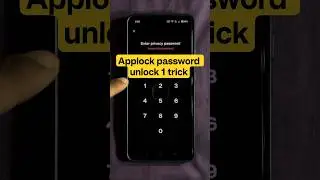 AppLock ka privacy password bhul gaya kaise unlock karein | how to unlock applock password