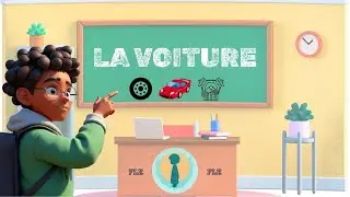 Le vocabulaire de la voiture 🚗 &ndash; Histoire en fran&ccedil;ais pour enfants | FLE d&eacute;butants