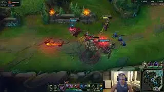 Tyler1 as  Varus Tahm Kench vs Ezreal Alistar Bottom Patch 8.3 Ranked Gameplay