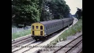 Hurst Green to Ashurst on the Oxted Line, 1969 - 1990