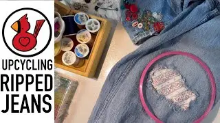 UPCYCLING RIPPED JEANS Video #276