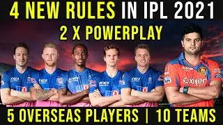 IPL 2021 New Rules | Mega Auction | HINDI