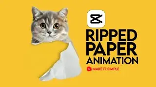 How to Make Ripped/Torn Paper Animation Effects in CapCut
