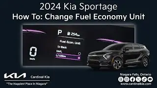 Kia Sportage 2024 года | Как изменить единицу измерения расхода топлива!