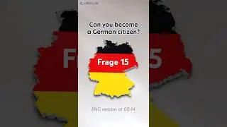 Leben in Deutschland - Frage 15 🇩🇪 Follow to pass your test! Share with your expat friends.