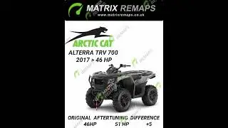 ARCTIC CAT ALTERRA TRV 700 ATV QUAD ECU TUNING FLASH REMAP REMAPPING SERVICE UK