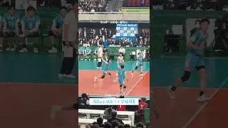 【春高準決勝｜清風v.s.駿台学園】1分間ハイライト✨ #高校バレー #排球 #バレー #春高 #春高バレー