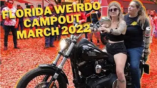 BIKER PARTY GETS CRAZY REAL QUICK | Forgotten Angels Campout with SHADETREE SURGEON