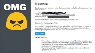 I Got Copyright Strike..