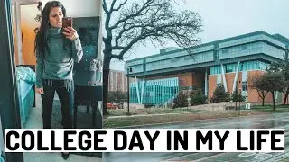 BUSY COLLEGE DAY IN MY LIFE | class, gym, accounting career fair