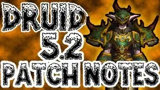 5.2 Druid Patch Notes
