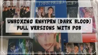 [ENGENE VLOG] Unboxing Enhypen 'DARK BLOOD' full versions | Weverse + KpopMerch POB | Ji Ann's Diary