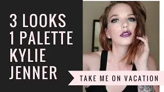3 Looks 1 Palette | Kylie Jenner Take Me On Vacation Eye Shadow Palette