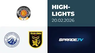 20.02.2026 - Highlights - SC Riessersee vs. T&ouml;lzer L&ouml;wen